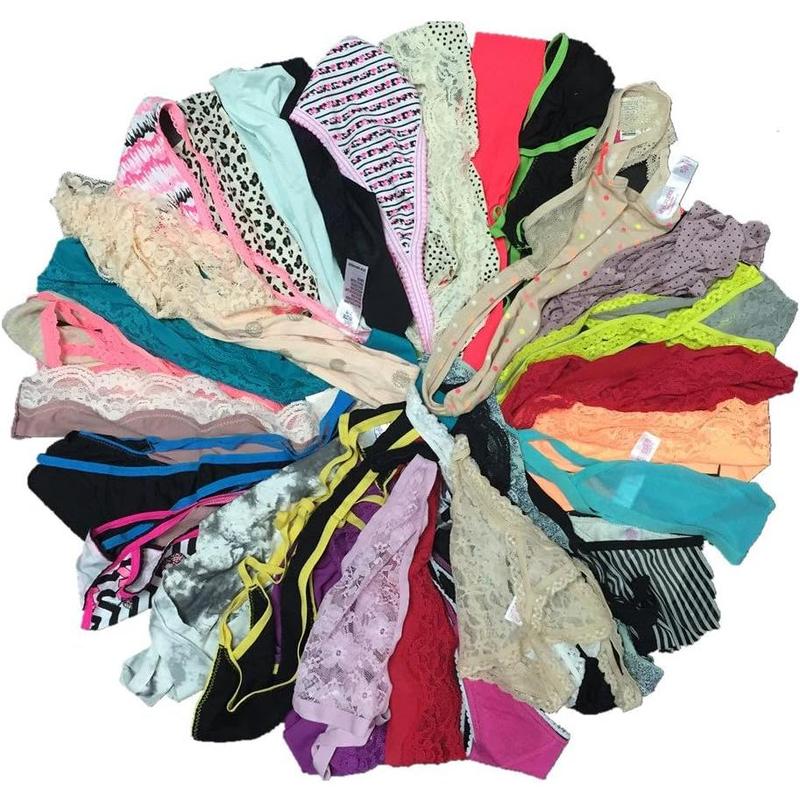 Variety of Womens Underwear Pack T-Back Thong Bikini Hipster Briefs Cotton Lace Panties