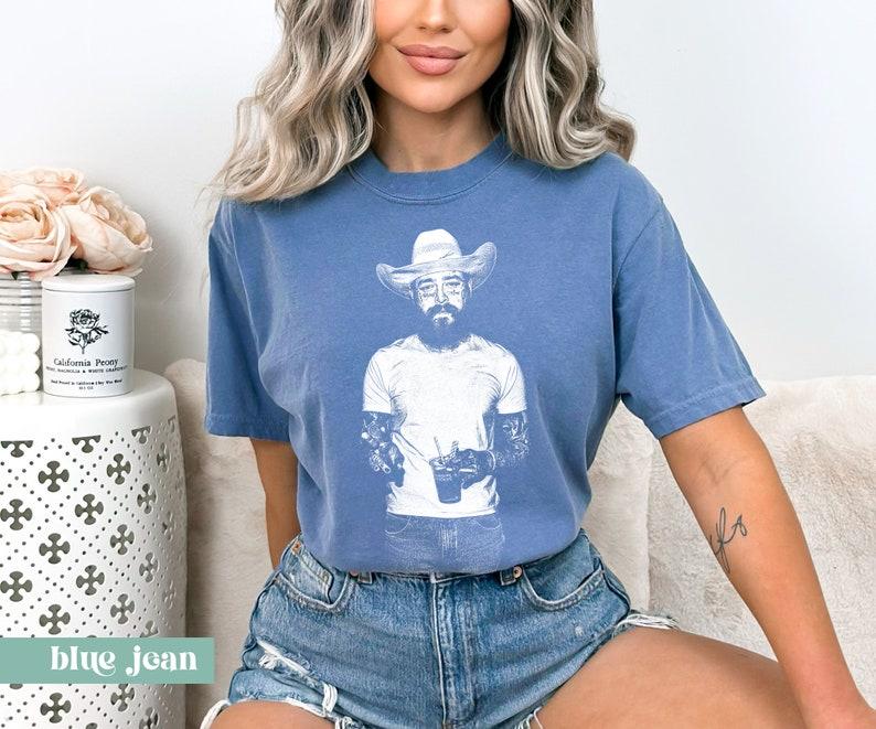 Cowboy Post Shirt - Country Shirt, Post Malone Shirt, Western Graphic Tee, Concert Shirt, Festival Shirt, Had Some Help Shirt, Posty Tee