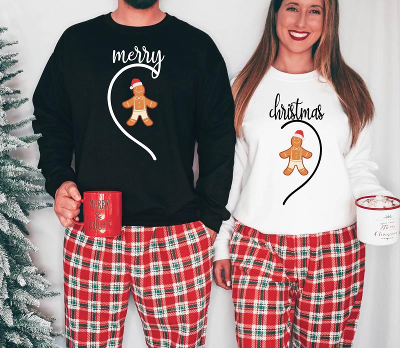 Christmas Couple Merry Christmas Sweatshirt, Christmas Couple Matching, Funny Christmas Couples Sweater, Ginger Couple Christmas Sweatshirt, Merry Christmas 2024 Ginger Matching Family T-Shirt, Family Christmas Crew Santa Ginger 2024 T-Shirts