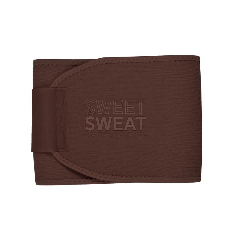 Sweet Sweat Toned Ab Trainer for Women and Men | Premium Waist Trainer Belt to 'Tone' your Stomach Area (Terra, Large)