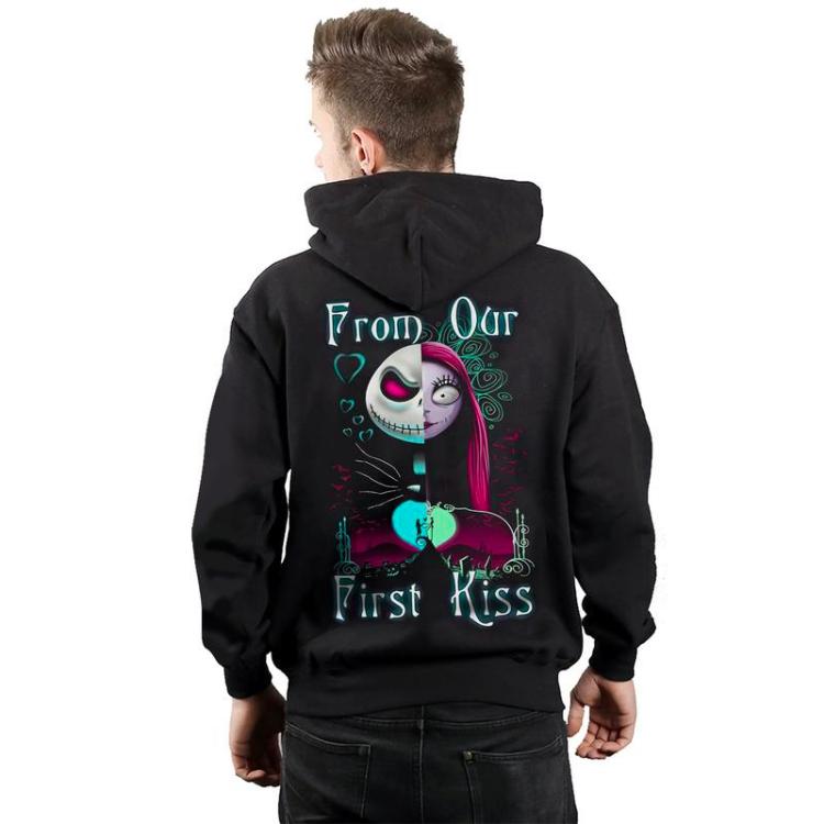 Jack and Sally Couple Hoodie, Jack Sally Couple Halloween Shirt, Matching Outfits, Jack Shirt, Sally Shirt, Unisex Lovers Gift Shirt For Men, For Women