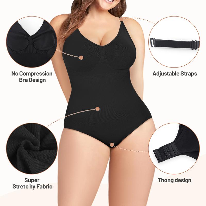 YADIFEN Women's minimalist solid color, belly hip lifter, multi-functional elastic seamless sexy