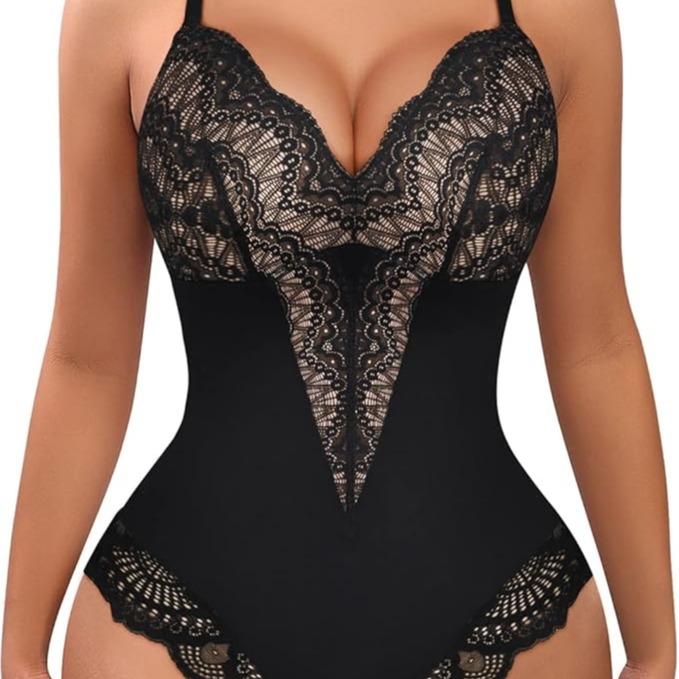 FeelinGirl Valentine's Day Sexy Low-back Ultra-versatile Lace Bodysuit Tops Comfort Womenswear feelingirlshop