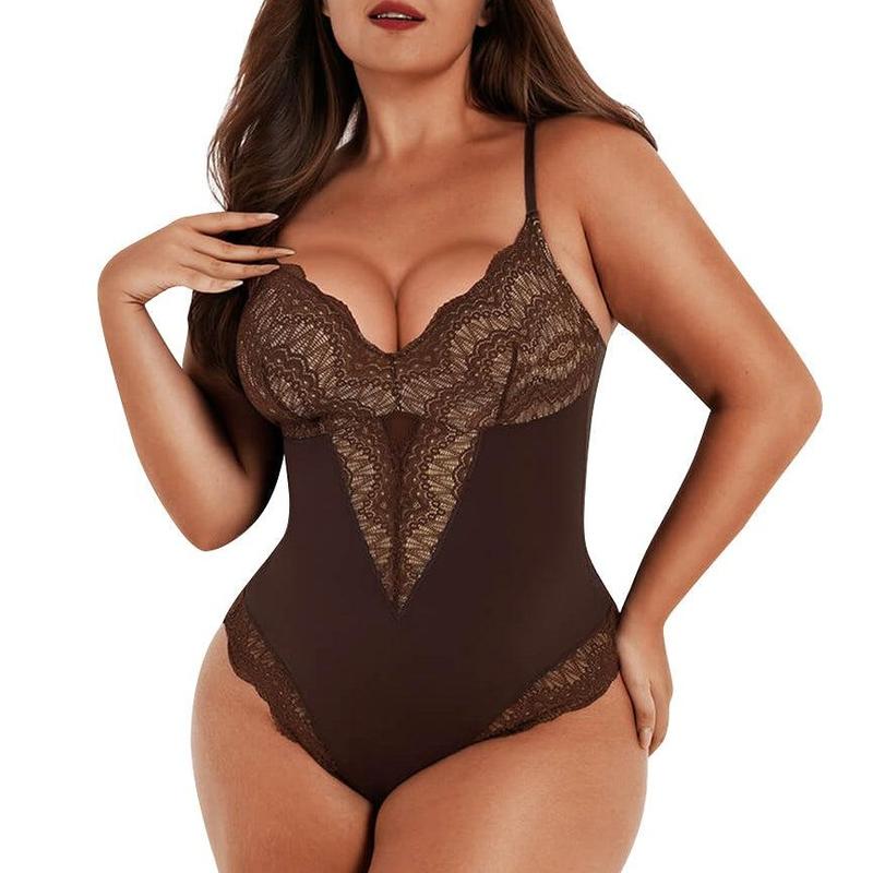 FeelinGirl Valentine's Day Sexy Low-back Ultra-versatile Lace Bodysuit Tops Comfort Womenswear feelingirlshop