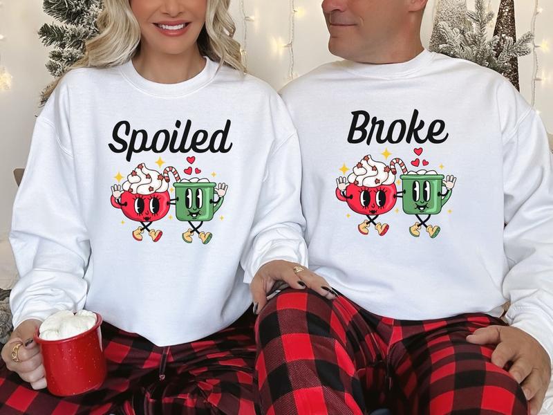 Ugly Couples Christmas Sweater, Ugly Couple Sweaters, Couples Christmas Sweaters, Christmas Sweatshirts, Matching Couple Christmas Shirt Set