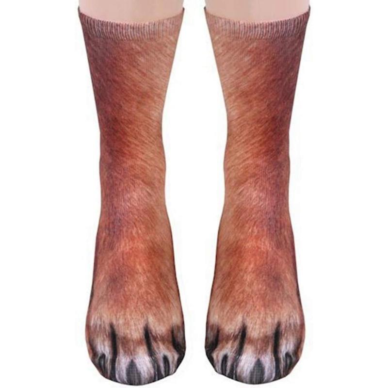 Funny Christmas Gifts Novelty 3D Animal Paw Socks Stocking Stuffers for Adult Women Men Teens Gag White Elephant Gifts