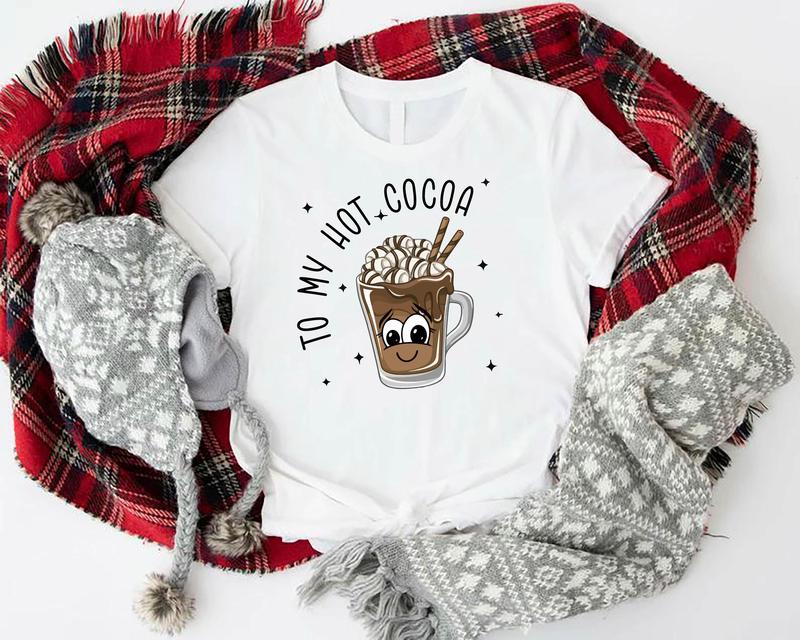 You're The Marshmallows To My Hot Cocoa Shirt, Christmas Couples Shirt, Funny Christmas Matching Shirts, Cute Husband Wife Christmas Gift