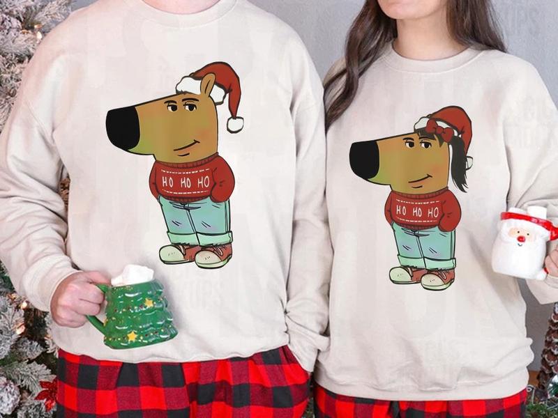 Chill Guy Chill Girl Shirt, Just A Chill Guy Christmas Shirt, Chill Guy Meme Shirt, Christmas Matching Shirt