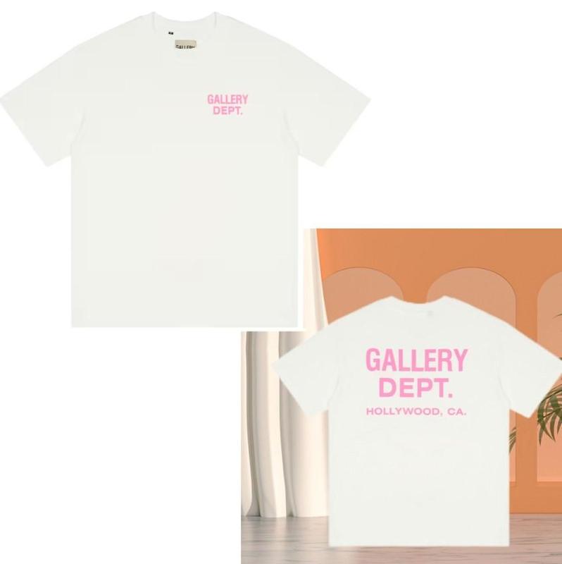 GALLERY DEPT T-Shirt, GD Letter Printed Gallery Dept Shirt, Fashion Casual Couple Hip Hop Short Sleeve, Best Gifts Graphic Tees Gift Crewneck