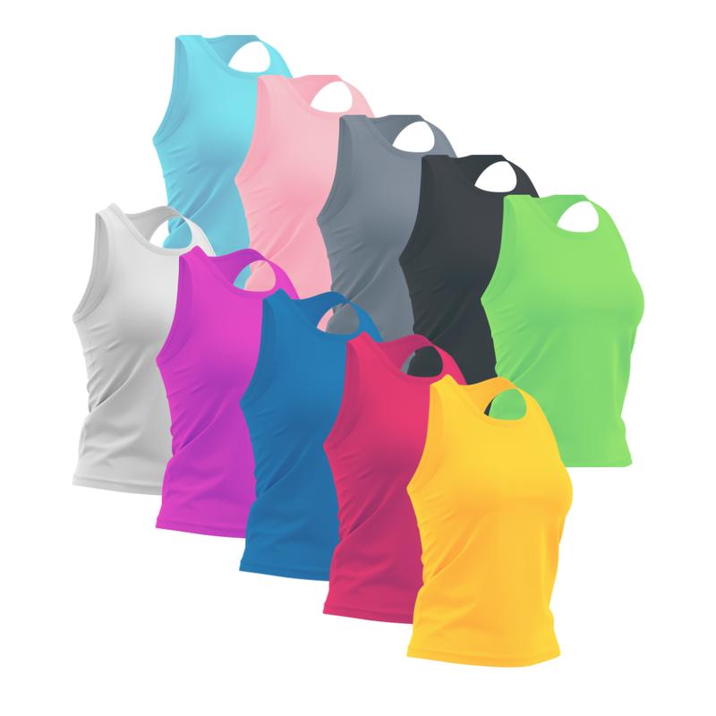 6 Pack Women's Solid Smooth Assorted Tank Tops