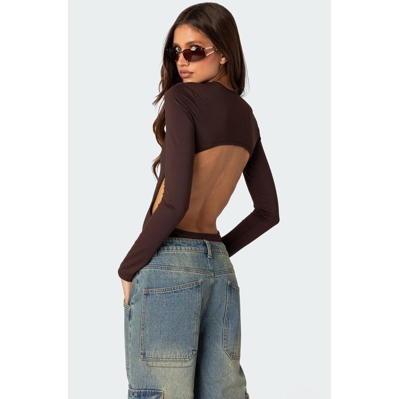 Neta Back Cut Out Bodysuit