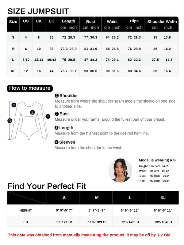 YOZY [4 colors] Half Zip Up Mock Neck Bodysuit, Casual Solid Long Sleeve Tops Body Contouring Bodysuit, 2024 Women's Daily Wear for Spring & Fall