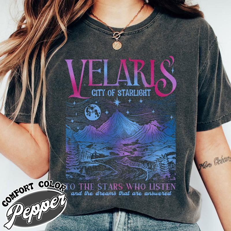 Velaris City Of Starlight Acotar Comfort Color Shirt