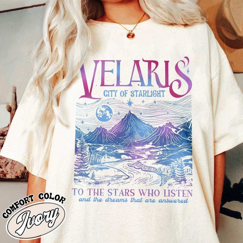 Velaris City Of Starlight Acotar Comfort Color Shirt