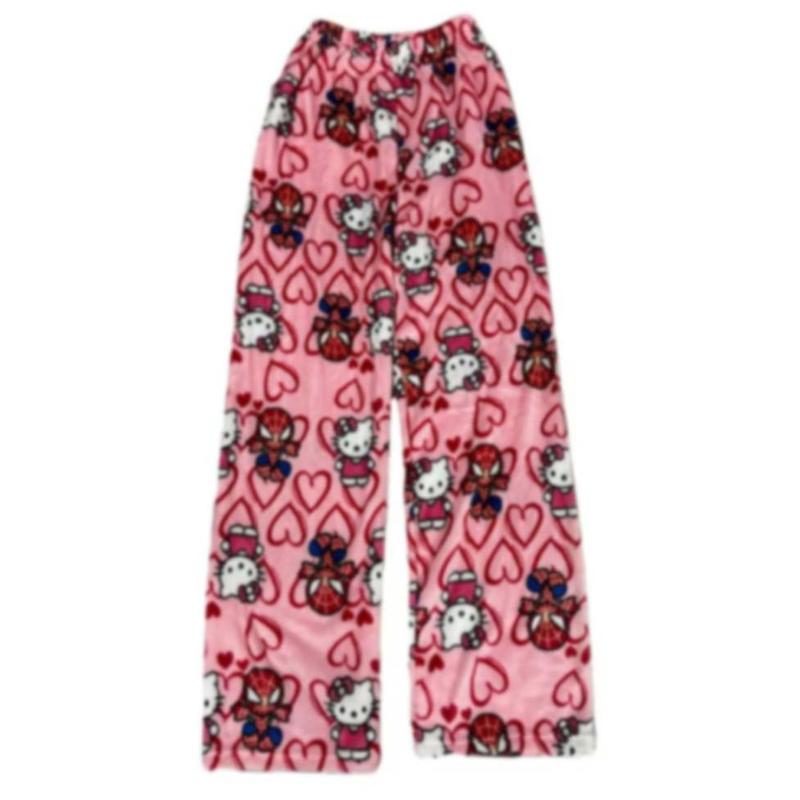 Kyttili helloooo Pyjama Pants- Bold Fusion of Fun and Comfort Flannel for the Ultimate Sleep Adventure