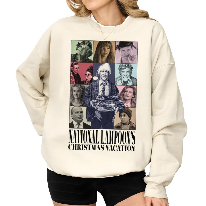 Christmas Vacation National Lampoons Family Matching Crewneck TShirt Sweatshirt Hoodie 100% Cotton Soft Fabric