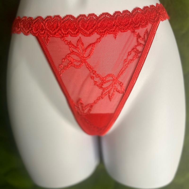 Custom lace Thong  Underwear Panties (10 Letters Max) Lingerie