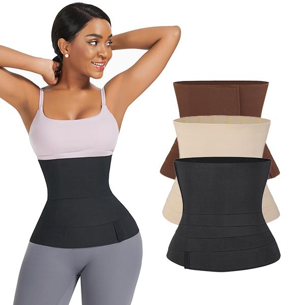 FeelinGirl Snatch Me Up Bandage Wrap One Size Fits Up to 5XL for Women Invisible Wrap Tummy Control Wrap Belt Gym Shapewear Comfortable Womenswear