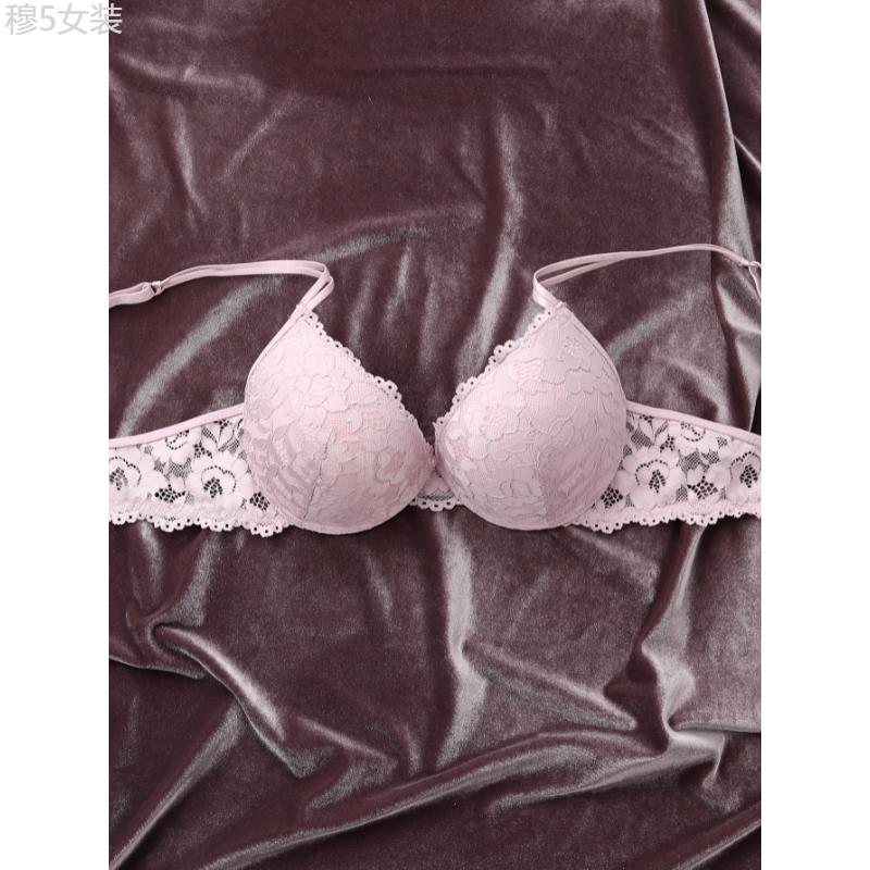 Luxurious Lace Push-Up Bra for Women - High Support, Moisture-Wicking Cups, Underwire, Adjustable Straps, Preppy Collegiate Style, Soft Cotton Lining, Knit Polyamide Fabric, Elegant Intimate Apparel for Everyday Wear Womenswear Comfort Basic Minimalist