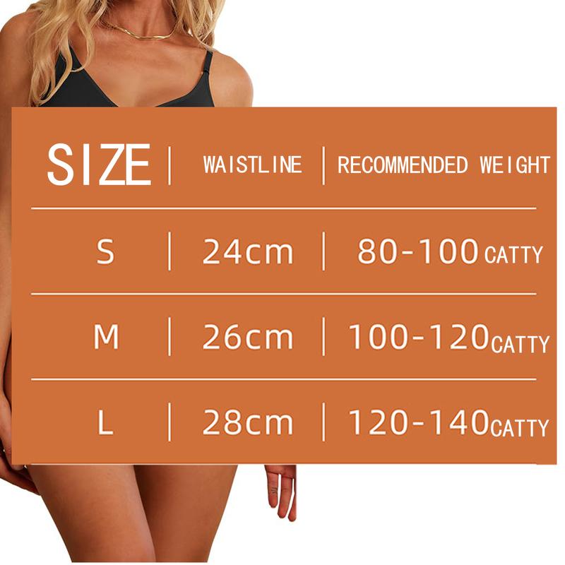 Women Bodysuit V Neck Sleeveless Slim Fit Full Body Shaper Thong Bodysuit Tops