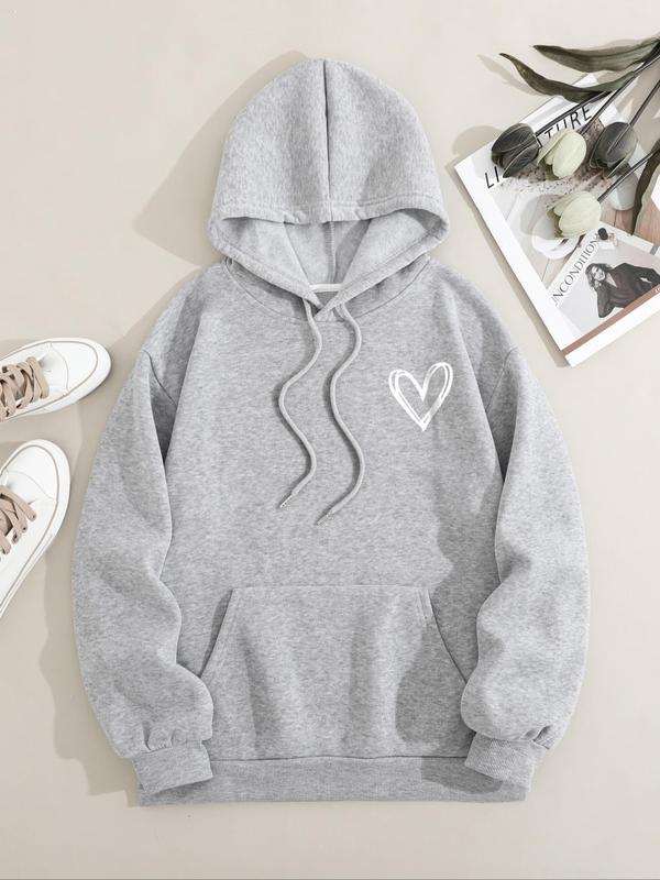 Women's Y2K Drop Shoulder Oversized Hoodie, Drawstring Hooded Sweatshirt, Hoodies for Women, Pullover Tops for Streetwear, Fall Essential Hoodies, Gift for Girlfriend Wife, Fall Outfits, Fallfreshness, Downtown Girl Clothes