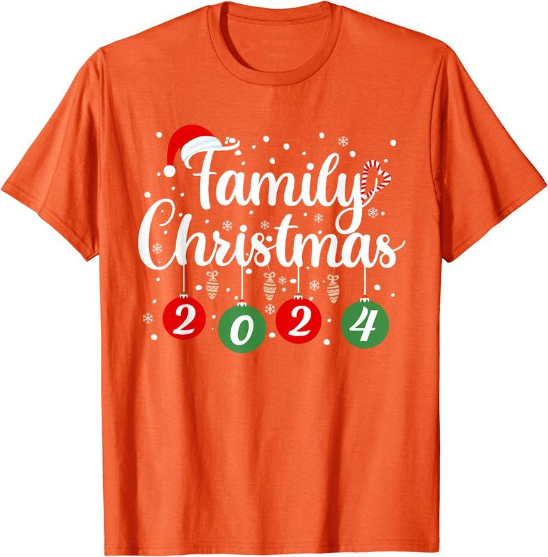 Family Christmas 2024 Xmas Holiday Pajamas Family Vacation T-Shirt