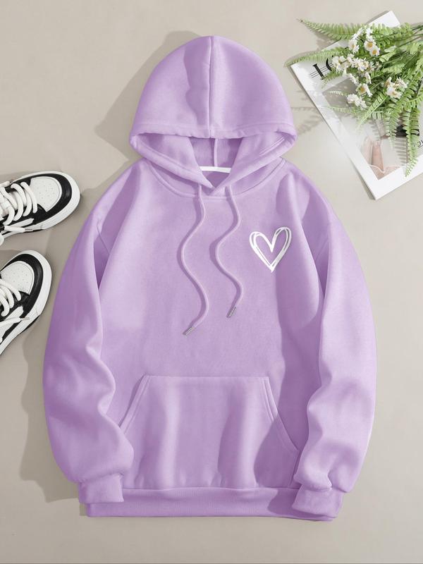 Women's Y2K Drop Shoulder Oversized Hoodie, Drawstring Hooded Sweatshirt, Hoodies for Women, Pullover Tops for Streetwear, Fall Essential Hoodies, Gift for Girlfriend Wife, Fall Outfits, Fallfreshness, Downtown Girl Clothes