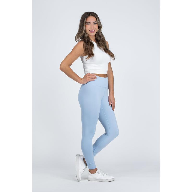 Laughing With The Crowd High-Rise Leggings Spandex Womenswear