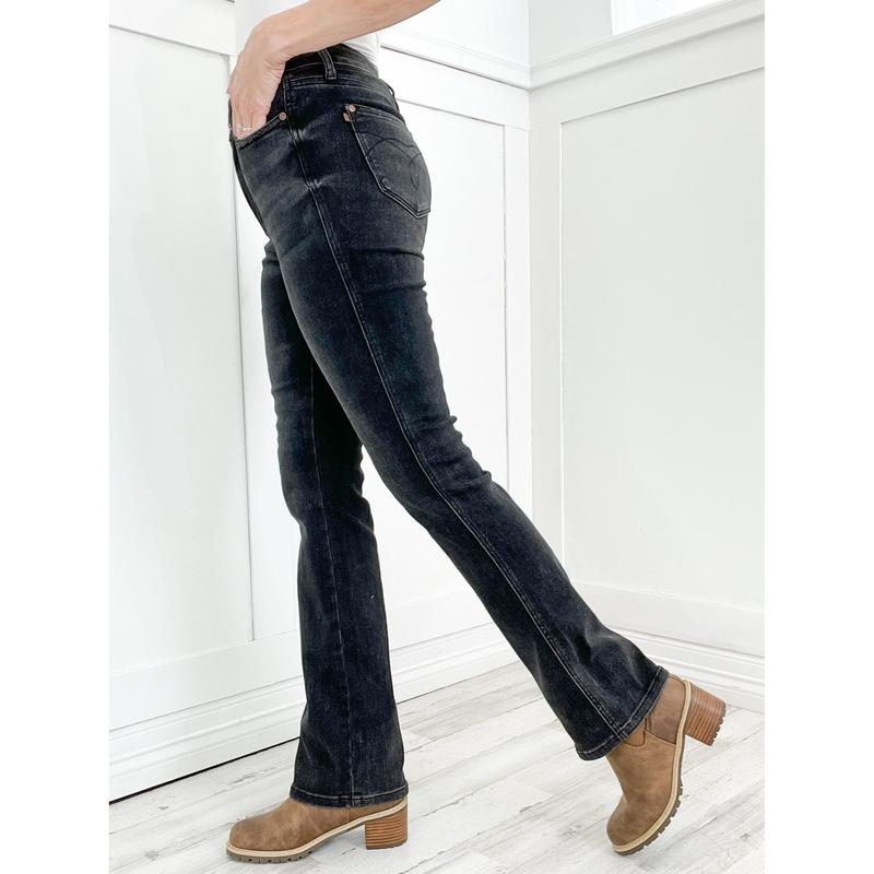 Judy Blue AFTER MIDNIGHT Black Hi-Rise Bootcut Jeans in 3 Inseams