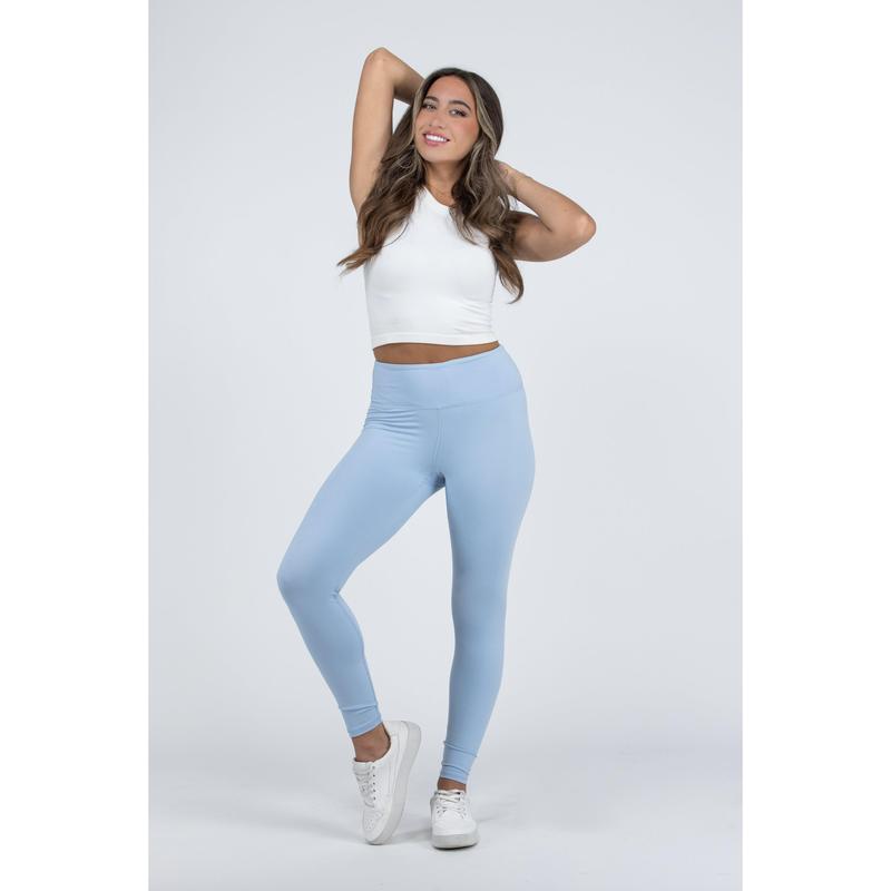 Laughing With The Crowd High-Rise Leggings Spandex Womenswear