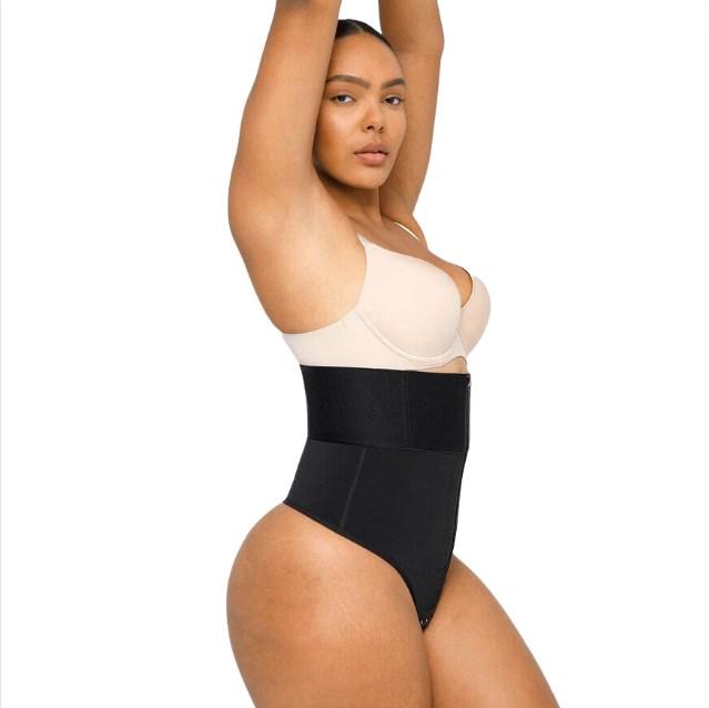 Shapellx AirSlim Boned Sculpt High Waist Thong Comfort Bodysuits Womenswear