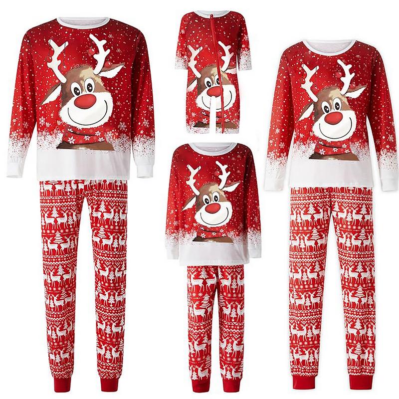 Calsunbaby Matching Christmas Pjs for Family Pajamas Matching Sets Christmas Pajamas Holiday Xmas Jammies Sleepwear