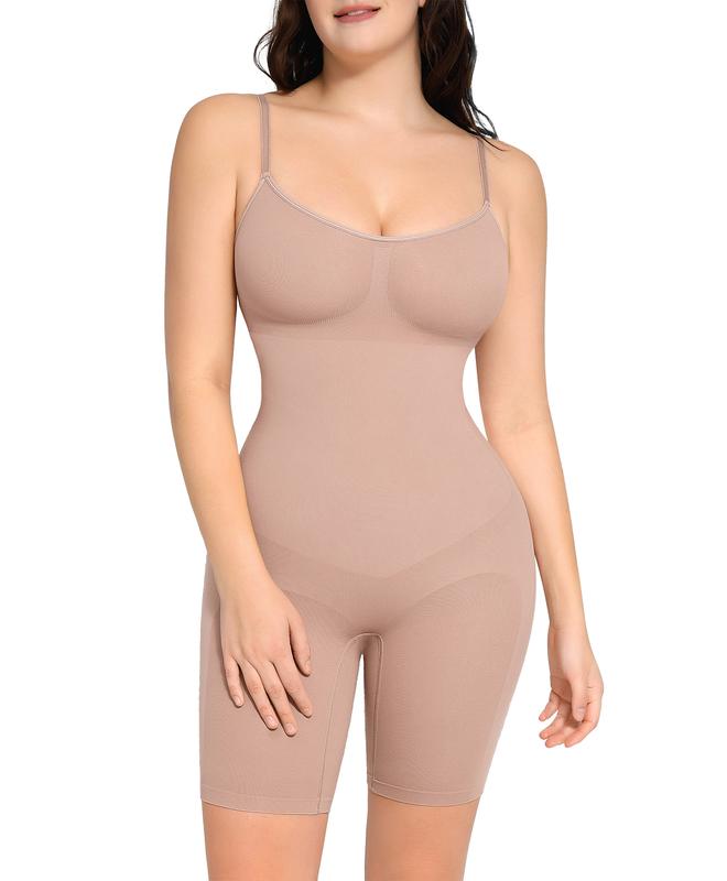 FeelinGirl Shapewear for Women Butt Lifter Bodysuit Tummy Control Shapewear Seamless Basic Comfort Womenswear 6 Hip Compression