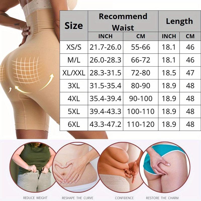 Womens High Waist Firm Tummy Control Shapewear Shorts Bodysuit - Seamless Mid-Thigh Slimmer - Comfortable Panty Style for a Sleek Silhouette - Ideal for Ladies，tummy tuck clothes