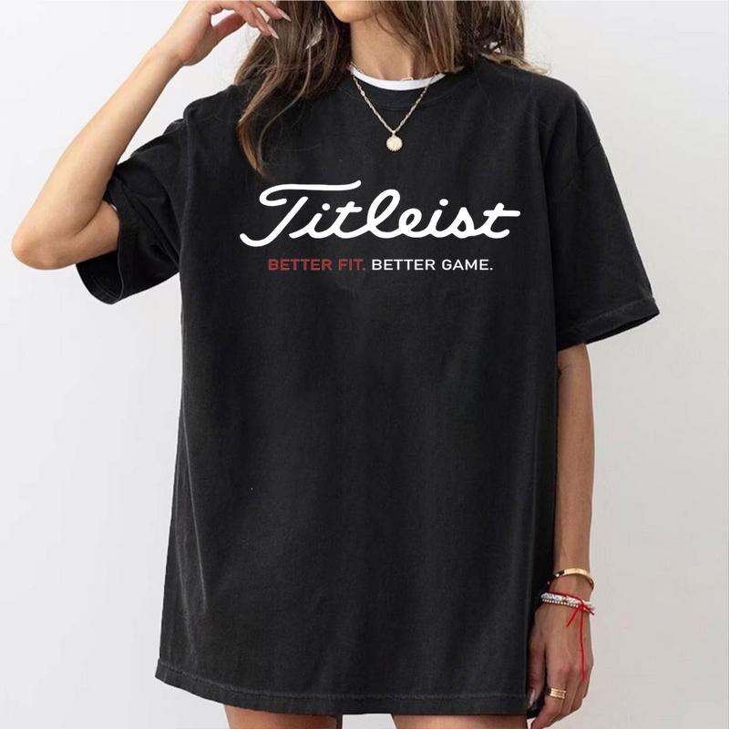 Titleist Golf Script Sweatshirt T-Shirt Hoodie Men Women Golf Apparel Streetwear casual Vibrant colors Golf Gift Idea Pullover Everyday Wear Cotton Fit