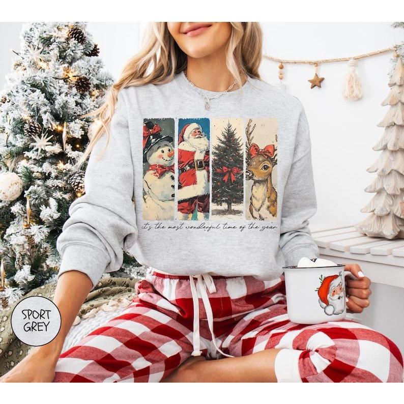 It's The Most Wonderful Time Of The Year Sweatshirt Hoodie, Cute Santa Tee, Christmas Family Shirt, Family Holiday Shirt, Xmas Gingerbread