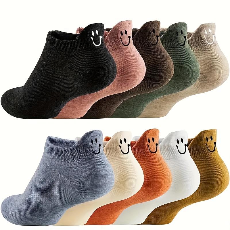 10 Pairs Socks Elastic Ankle Length Socks Aesthetic Socks Cute Socks Lightweight Low Cut Socks For Women Girl