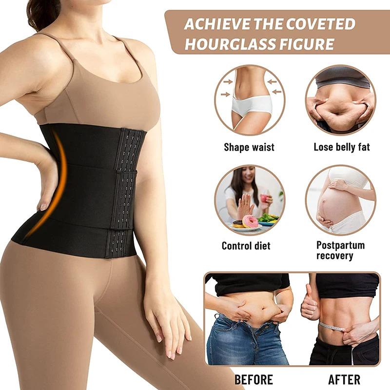 Snatch Me Up Waist Trainer Tummy Control Shapewear Compression Girdle Abdomen Slimming Belt Fajas Reductoras Body Shaper Cincher