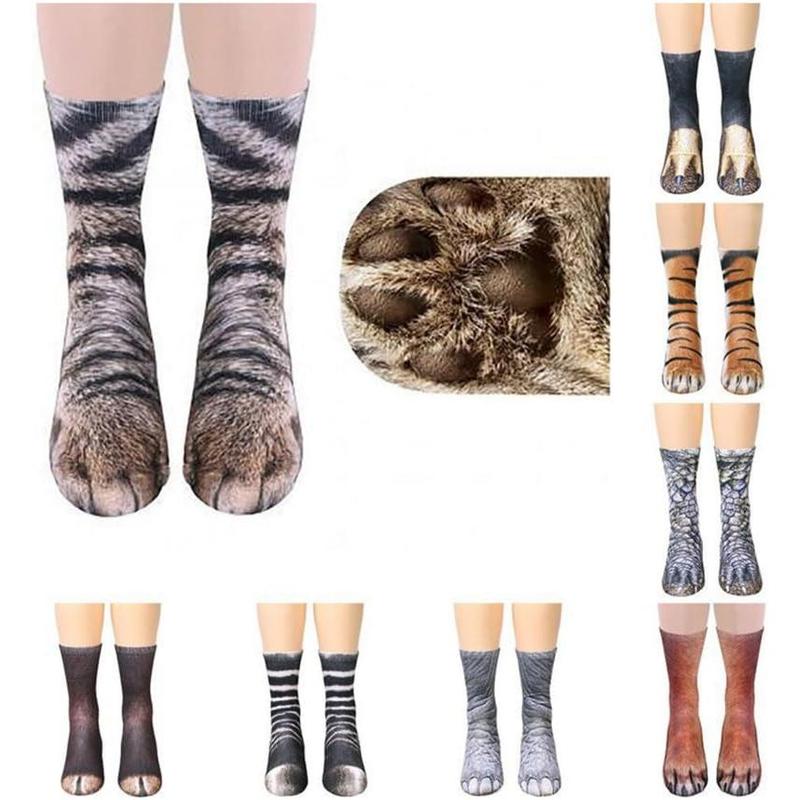 Xmas Gifts:3D Animal Paw Socks,Gag Elephant Design. Cotton,Comfy,Cute.Fits WM,Teens. Stocking Stuffers,Womenswear,Cosplay Dress Fabric.Comfortable Day