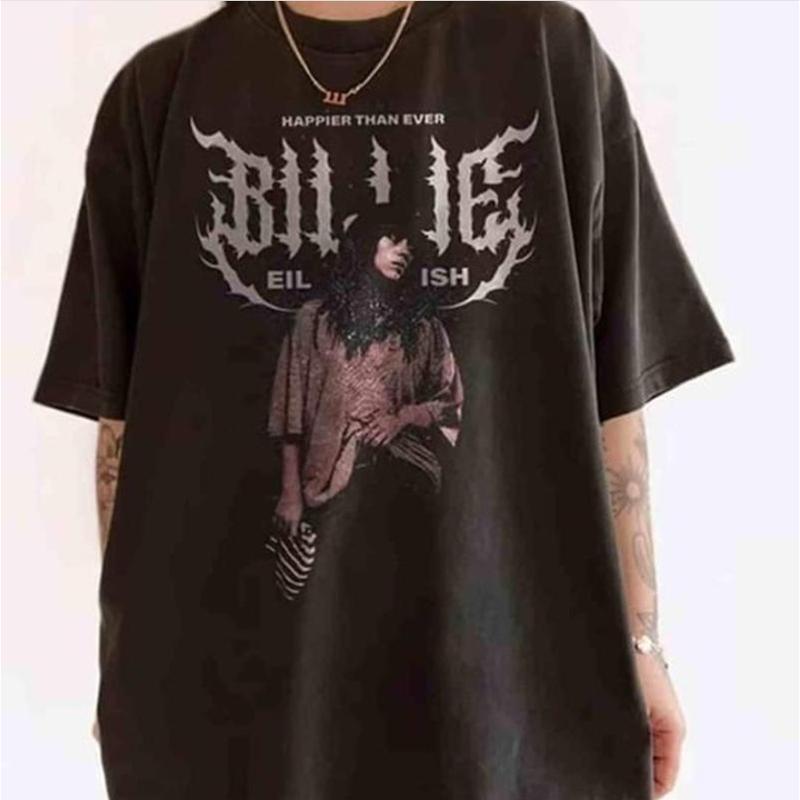 Vintage #BillieEilishh Happier Than Ever2023 Andise Unisex Shirt, Gift for her, tiktok shop store