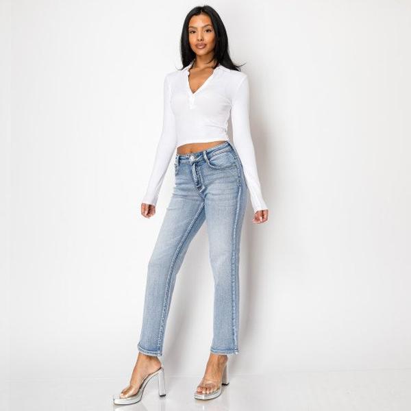 Ann Mid Rise Jeans