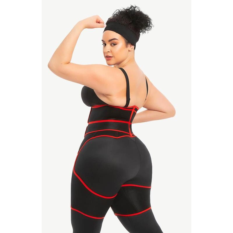 Shapellx NeoSweat 3-In-1 Waist and Thigh Trimmer Butt Lifter