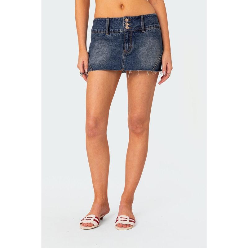 Kate Denim Micro Skort