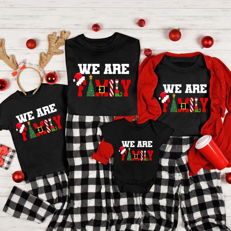 We Are Family T-Shirt, Christmas T-Shirt, Family Christmas Shirt, Cute Christmas Matching Shirt, Christmas for Family Shirt, Christmas Morning Shirt