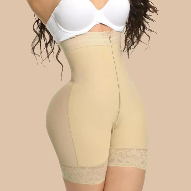 Women's  Comfort zipper front Shapewear Shorts Underwear Basic womenswear