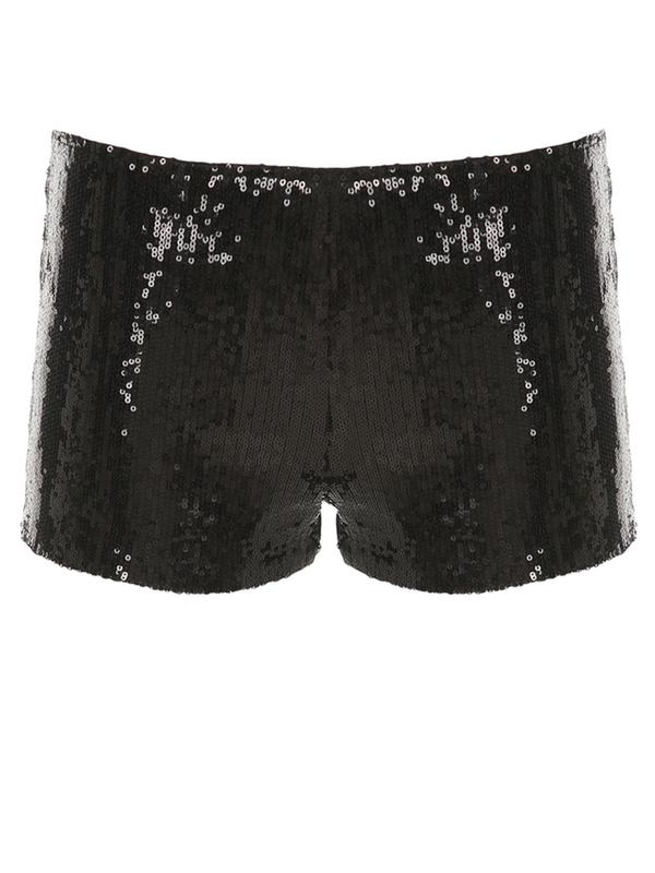 Women's Sequin Shorts, Casual Comfy Shorts for Daily Wear, Ladies Bottoms for All Seasons