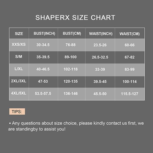 SHAPERX 2 Piece Seamless Tummy Control Shapewear Full Body Women's Bodysuit sexy bodysuit