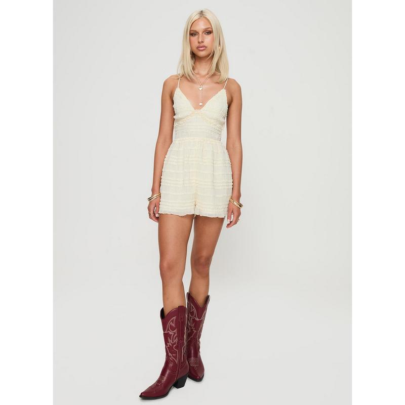 Pyper Romper Cream