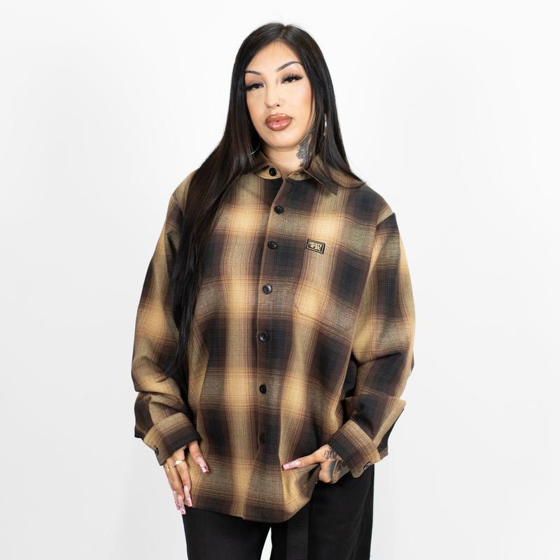 FB County Long Sleeve Checker Flannel Shirt