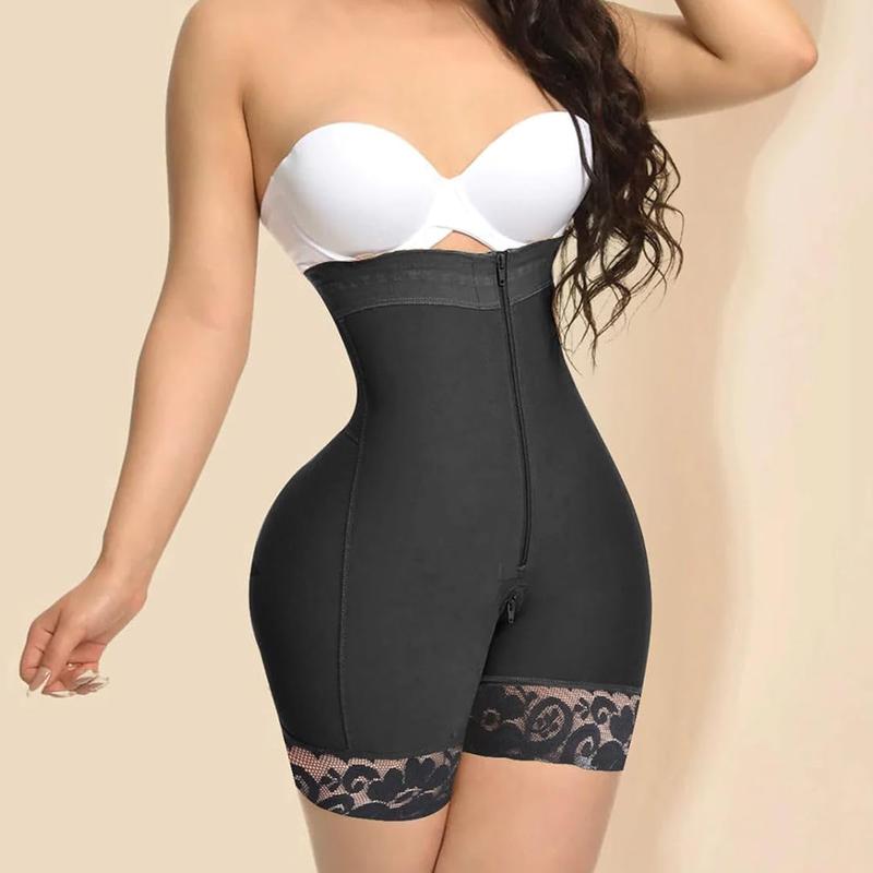 Women's  Comfort zipper front Shapewear Shorts Underwear Basic womenswear